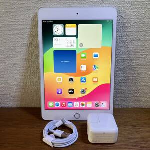 ［美品］Apple iPad mini 第5世代/256GB/SIMフリー/Wi-Fi+Cellular/シルバー②