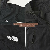 M ノースフェイス コンパクトジャケット NP72230 黒 K ブラック THE NORTH FACE COMPACT JACKET ナイロンジャケット パーカー 送料無料_画像2