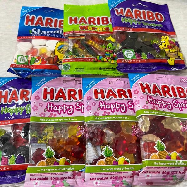 ハリボー　HARIBO グミ　80g× 7点