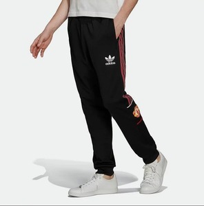 新品 adidas Originals マンチェスター ユナイテッド トラックパンツ M ブラック アディダス オリジナルス Manchester United ジャージ