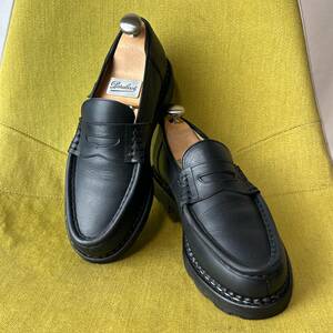 Paraboot パラブーツ RAMTH ランス コインローファー 6 フランス製 24.5 25.0相当 レザーシューズ ビジネス