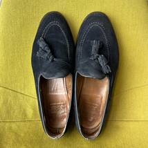 CROCKETT&JONES クロケット&ジョーンズ CAVENDISH2 キャベンディッシュ タッセルローファ 6.5E 英国製 25.0相当 ビジネス レザーシューズ_画像2