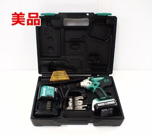 美品 マキタ 充電式インパクトドライバ M695D 14.4V バッテリー1.5Ah 充電器付き グリーン