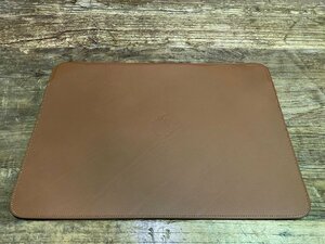 Apple 16 -inch MacBook Pro for leather sleeve saddle Brown MWV92FE/A unused goods 1141