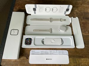 Apple Watch Series 7 GPSモデル 41mm MKMY3J/A A2473 スターライトアルミケース・スターライトスポーツバンド 新品同様