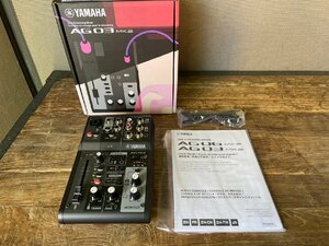 YAMAHA audio interface AG03Mk2 unused goods 