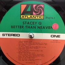 LP US盤/STACEY Q BETTER THAN HEAVEN_画像3