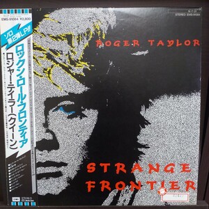 LP 帯付 国内 レンタル盤/ROGER TAYLOR STRANGE FRONTIER