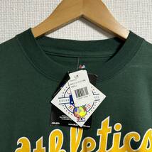 【未使用】2008 majestic オークランドアスレチックス　sサイズ　タグ付き　グリーン　CHAVEZ 半袖Tシャツ　3 MLB 藤浪_画像4