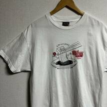 【古着】volcom 半袖Tシャツ　Lサイズ 刺身　アメリカ製　ボルコム　ホワイト_画像1