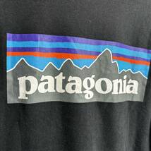 【古着】patagonia 半袖Tシャツ　ブラック　mサイズ　ロゴ　アウトドア　登山　スポーツ　_画像3