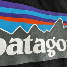 【古着】patagonia 半袖Tシャツ　ブラック　mサイズ　ロゴ　アウトドア　登山　スポーツ　_画像8