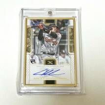 1円スタート！Topps Definitive Collection 2023 ADLEY RUTSCHMAN Gold Flame Auto アドリーラッチマン RC_画像1