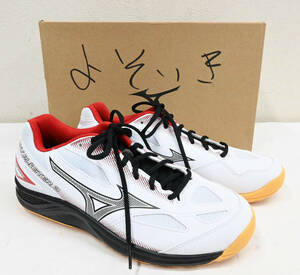 H757* unused goods mizuno Mizuno SKY BLASTER 3 Sky blaster 3 71GA234501 badminton shoes 27cm white × black × red 