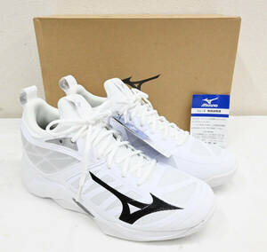 H753* unused goods mizuno Mizuno WAVE DIMENSIONue-b dimension V1GA224009 volleyball shoes 27cm white 