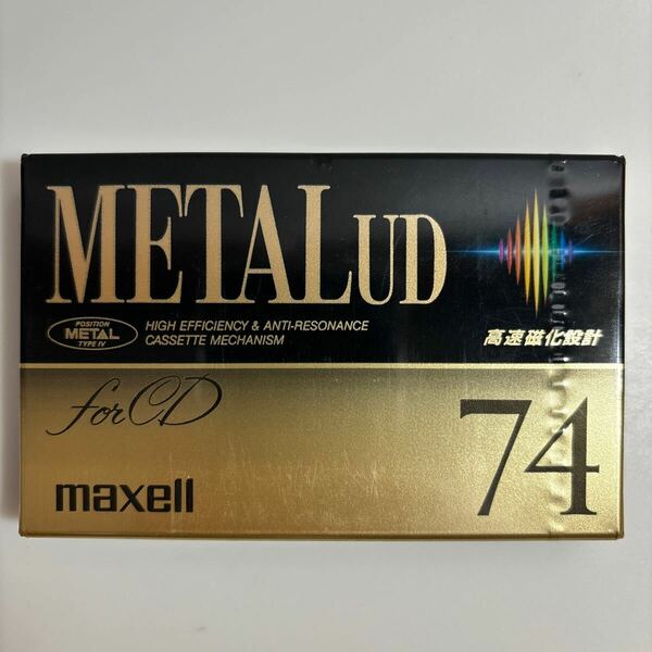 カセットテープ メタルテープ maxell METAL UD 74分1本