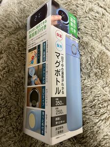 送料込み　水筒 直飲みステンレス水筒　350ml ピンク　新品　未使用　保温　保冷　温度表示付き　マグボトル