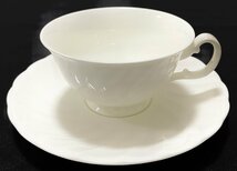 新品同様 ほぼ未使用 Noritake ノリタケ 白磁 ティーカップ コーヒーカップ ソーサー ペア 2客セット 2個セット_画像2