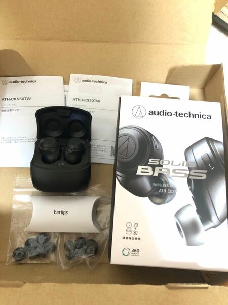 中古 ワイヤレスイヤホン オーディオテクニカ ATH-CKS50TW audio-technica Bluetooth