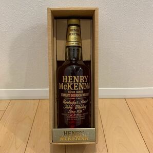 80年代 HENRY McKENNA ヘンリー マッケンナ バーボン ウイスキー 特級 750ml 40% 箱付き 古酒 1円スタートの画像6