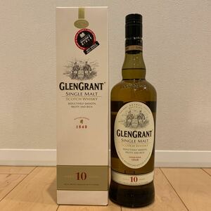 グレングラント 10年 旧ボトル 700ml 40% GLEN GRANT 箱付 ハイランド シングルモルト ウイスキー 古酒