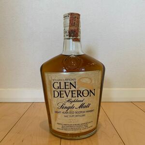 70年代 グレンデュヴェロン ８年 750ml 40% マクダフ macduff GLEN DEVERON William Lawson's 古酒 シングルモルト ウイスキー 1円スタート