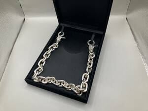 BIG TWIN ウォレット チェーン STERLING シルバー 総重量406g 長さ54㎝ ビッグツイン メンズ アクセサリー　17448