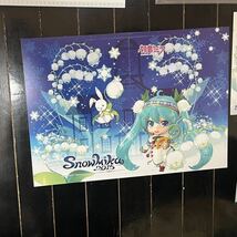 未開封　雪ミク　切手シート&カレンダーセット　snow Miku 2015　52円×10 シール ポストカード　シール　ステッカー　初音ミク_画像8