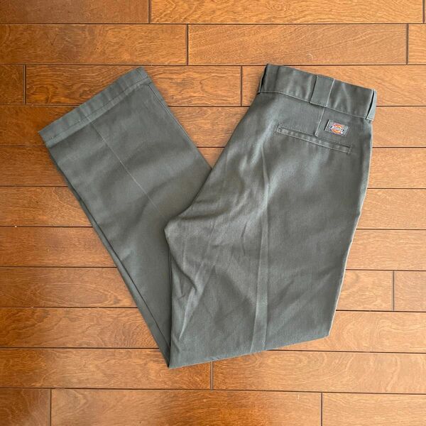 dickies 874 グレー 34×30 ディッキーズ ワークパンツ