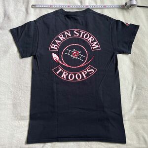 ミリタリーバックプリント Tシャツ スモールサイズ　BARN STORM TROOPS