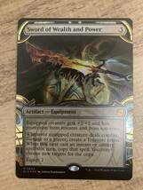 mtg 《富と力の剣/Sword of Wealth and Power》[BIG] レイズドFoil 英語_画像1