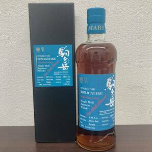 【未開栓】 MARS シングルカスク 駒ヶ岳 屋久島 エージング Cask No.2026 700ml 53度 マルス ウイスキー 箱付き お酒の画像1