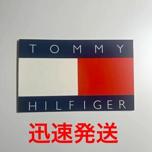 迅速発送★トミーヒルフィガー ステッカー1枚●TOMMY HILFIGER●オフィシャル●シール デカール●非売品●匿名発送