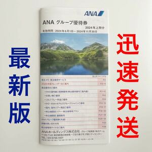 最新 迅速発送 匿名発送★ANA株主優待●ANAグループ優待券冊子1冊●ANAグループ優待券18枚●2024年6月1日〜2024年11月30日まで有効