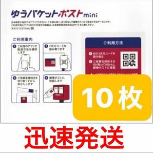 迅速発送 匿名発送 新品未使用★ゆうパケットポストmini 専用封筒 10枚セット●日本郵便●フリマ用 梱包資材 封筒 おてがる配送 郵便局