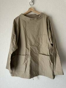 【美品・希少】ENGINEERED GARMENTS WORKADAY SMOCK POPOVER COTTON RIPSTOP Khaki size:S