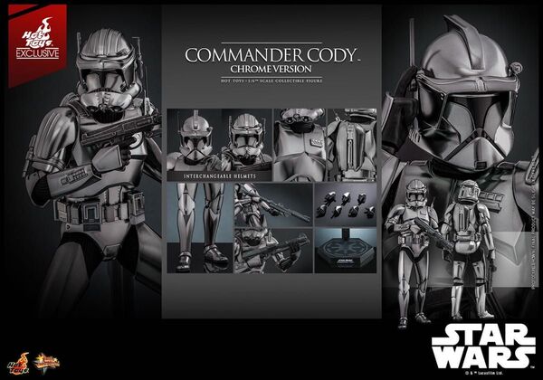 ホットトイズ MMS734 スター・ウォー コマンダー・コーディ(クロム)限定版