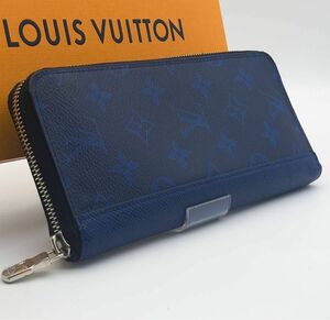 LOUIS VUITTON現行RFIDモデル最高級美品タイガマラジッピーウォレット ヴェルティカルラウンドファスナーラウンドジップ