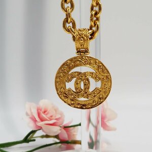 シャネル CHANEL サークルココマーク ヴィンテージ ネックレス M394