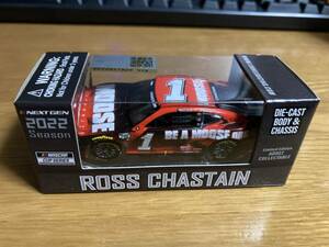 1/64 NASCAR ダイキャストカー ロス・チャステイン Ross Chastain 2022 Moose Fraternity Checker or Wreckers Die-cast Body & Chassis