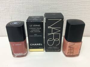 ■5326　おまとめ 2点 ネイル CHANEL ヴェルニ ロング トゥニュ NARS ネールポリッシュ コスメ 化粧品 残量不明 ※写真をご確認下さい