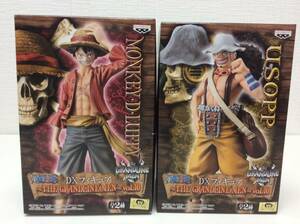 ■5589 未開封 ONE PIECE ワンピース DXフィギュア DXF THE GRANDLINE MEN vol.10 全2種セット ルフィ ウソップ バンプレスト