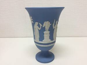 ■5784　ウェッジウッド Wedgwood ジャスパー 花瓶 フラワーベース 花器 ブランド 長期保管品