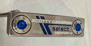 SCOTTY CAMERON/SELECT (2014) NEWPORT 2 シルバーミスト カスタム ※レフティ※ パター/34インチ