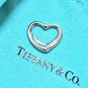 ティファニー　オープンハート　ネックレス　ペンダント　トップ　シルバー　Tiffany 美品