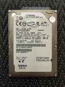 〓HITACHI〓　2.5インチHDD iVDR-S 250GB 動作品