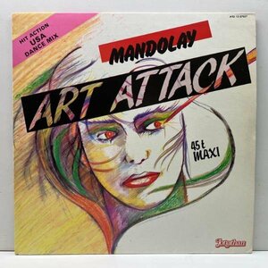 【Hi-NRG・最高のディスコクラシック】美盤!! 12インチ 仏オリジナル ART ATTACK Mandolay ('82 Jonathan) アート・アタック 45RPM.