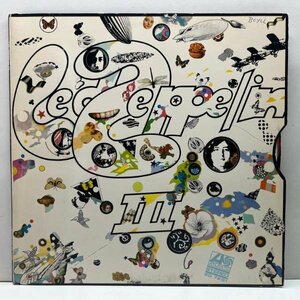 USオリジナル 初版BROADWAYリム Mastercraft刻印 LED ZEPPELIN III 3 ('70 Atlantic) 移民の歌／Immigrant Song ギミックcover. 米 LP 原盤