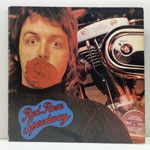 美盤!! 国内 ゲートフォールド仕様 PAUL McCARTNEY & WINGS Red Rose Speedway ('73 Apple) 大名曲 My Love ほか ポール・マッカートニー