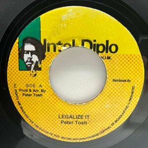 JAプレス 7 PETER TOSH Legalize It / Brand New Second Hand (Intel Diplo) ピーター・トッシュ 不朽の名盤『解禁せよ』カット 45RPM.